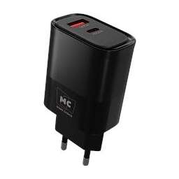 MORE CHOICE (4620202555571) NC81a СЗУ 1USB+1Type-C 3.0A PD 20W+ QC3.0 , черный