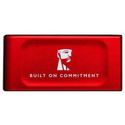 KINGSTON 2ТБ Внешний диск SSD XS1000 SXS1000R/2000GA, USB 3.2 Gen 2, запись - 1000МБ/с, чтение - 1050МБ/с, красный