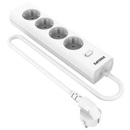 PHILIPS Сетевой фильтр CHP2145WB/51 3м (4 розетки) белый (коробка)