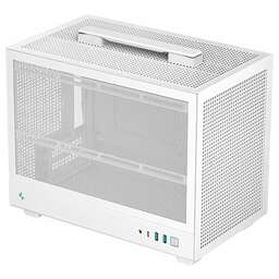 DEEPCOOL Корпус MiniTower CH160 White (mini-ITX, без БП, 2xUSB3.0 Type-A+ USB3.2 Type-C) (R-CH160-WHNGI0-G-1)