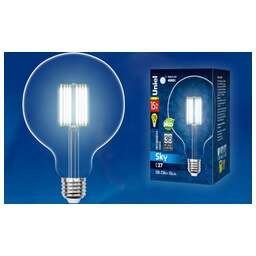 UNIEL (UL-00004861) LED-G125-15W/4000K/E27/CL PLS02WH