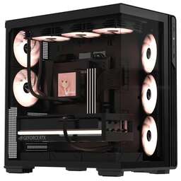 FORMULA Корпус Crystal Z7 черный без БП E-ATX 12x120mm 2x140mm 1xUSB3.0 audio bott PSU