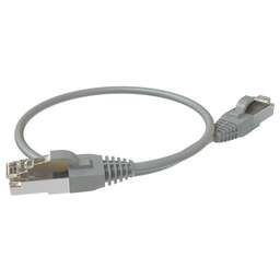 SYSMATRIX Патч-корд PC 4545.5ES26.03LSZHGY F/UTP RJ-45 вил.-вилка RJ-45 кат.5E 0.3м серый LSZH