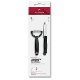 VICTORINOX Набор нож/овощеч. Swiss Classic 6.7113.22 компл.:2предм. черный европодвес