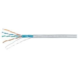 CABEUS Кабель информационный FTP-4P-CAT.5E-SOLID-GY кат.5E F/UTP 4 пары PVC внутренний 305м серый