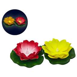 PARK Фигурка прудовая Кувшинка с подсветкой, разноцветная (2 шт) (109264)