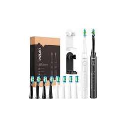 Bitvae D2 Daily Toothbrush (2 подставки + 8 насадок + 2 колпачка для насадок) (D2+D2 Bundle B+W) GLOBAL 1x б