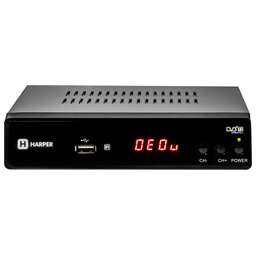 HARPER HDT2-5010 DVB-T2/металл/дисплей/кнопки/MStar