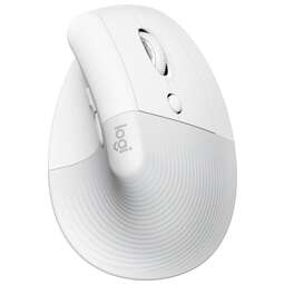 LOGITECH Мышь Lift белый оптическая 4000dpi silent беспров. BT/Radio USB для ноутбука 5but (910-006486)