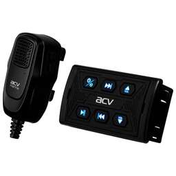 ACV SUPREME UMBR-2MIC морской пульт/аудиоресивер с микрофоном/BT V5.3/USB/AUX/RCA/LED/IPX6