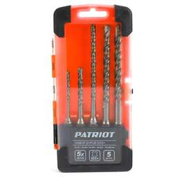 PATRIOT Набор буров SDS-plus (5x110, 6x110, 6x160, 8x160, 10x160 мм)