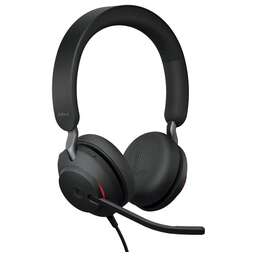 JABRA Наушники с микрофоном Evolve2 40 SE черный 1.5м накладные оголовье (24189-999-899)
