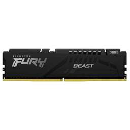KINGSTON Модуль памяти 16GBDDR5 5200 DIMM FURY Beast Black Gaming Memory KF552C40BB-16 Non-ECC, CL40, 1.25V, KF552C40BB-16 1RX8, RTL, (324372)