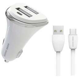 MORE CHOICE (4627151191386) AC22m 2USB 2.4A для micro USB White