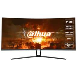 DAHUA Монитор 34" DHI-LM34-E330C черный VA LED 21:9 HDMI матовая 3000:1 350cd 178гр/178гр 3440x1440 165Hz VGA DP Quad 2K (1440p) 7.24кг