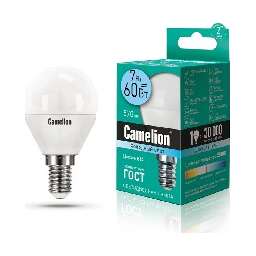 CAMELION (12071) LED7-G45/845/E14/7Вт/4500К