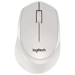 LOGITECH Мышь беспроводная M330 Silent Plus, радио, оптическая, USB, 1000dpi, белый [910-004926]