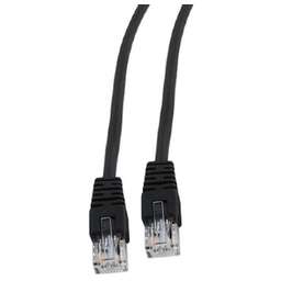 CABLEXPERT (14734) PP12-0.5M/BK, кат.5e, 0.5м, литой, многожильный (черный)