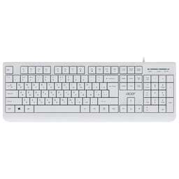 ACER Клавиатура OKW400 белый USB Multimedia (ZL.KBDEE.01B) каб.:1.8м