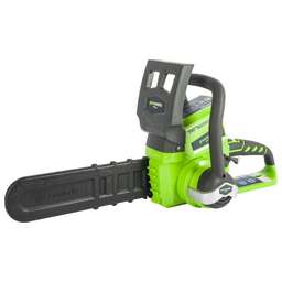 GREENWORKS G-24 G24CS25K2, 24V, 25см, c 1хАКБ 2 А.ч и ЗУ Цепная пила аккумуляторная (2000007VA)
