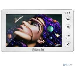 Falcon Eye Cosmo HD 00-00182798 Wi-Fi Видеодомофон: дисплей 7" TFT; механические кнопки; подключение до 2-х вызывных панелей; OSD меню; интерком до 4 мониторов; питание AC 220В (встроенный БП)
