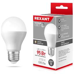 REXANT (604-003) A60 11,5 ВТ E27 1093 ЛМ 2700 K