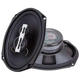 KICX Колонки автомобильные RX 693 300Вт 91дБ 4Ом 15x23см (6x9дюйм) (ком.:2кол.) коаксиальные трехполосные