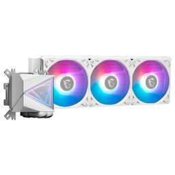 MSI Жидкостная система охлаждения MAG CORELIQUID I360 WHITE 3x ARGB Gen2 Fan, ARGB Gen2 Block, Color Box