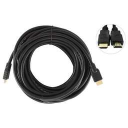 PREMIER Кабель соединительный аудио-видео 5-815, HDMI (m) - HDMI (m), ver 1.4, 15м, GOLD, черный [5-815 15.0]