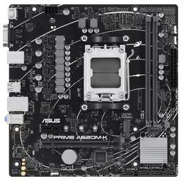 ASUS Материнская плата PRIME A620M-K (AM5/A620/2xDDR5/mATX/VGA, HDMI) (90MB1F40-M0EAY0)