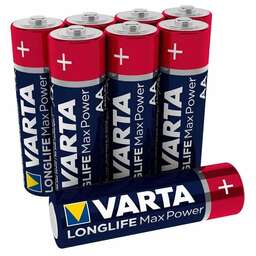 VARTA Батарейка LONGLIFE MAX POWER (MAX TECH) LR6 AA BL8 Alkaline 1.5V (4706)