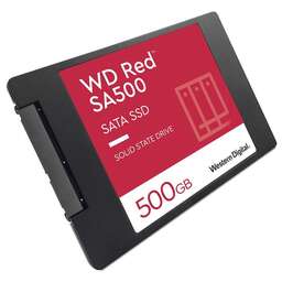 WESTERN DIGITAL Твердотельный накопитель SSD WD Red SA500 WDS500G1R0A 500GB 2.5" Client SATA 6Gb/s, 560/530, IOPS 95/85K, MTBF 2M, 3D TLC, 350TBW, NAS, Retail (872346)
