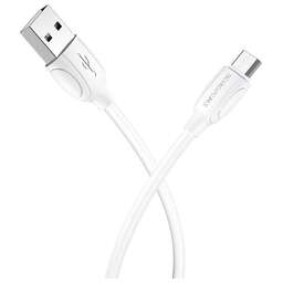 BOROFONE (6931474701787) BX19 USB-microUSB 2.4A 1M - белый