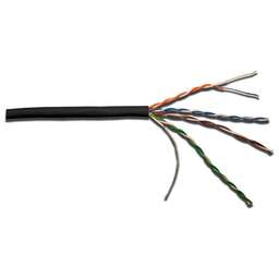 LANMASTER Кабель информационный LAN-5EUTP-LSZH-BK кат.5E UTP 4 пары 24AWG LSZH внутренний 305м черный