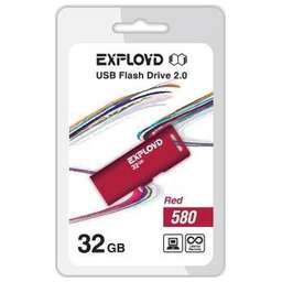 EXPLOYD 32GB-580-красный [EX-32GB-580-Red]