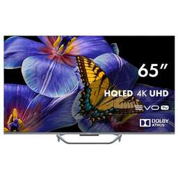 HAIER 65" Телевизор DH1VW9D04RU QLED, 4K Ultra HD, серый, СМАРТ ТВ, Android