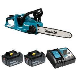 MAKITA Цепная пила DUC353RF2, аккумуляторная, 36В, 6Ач, с двумя аккумуляторами