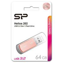 SILICON POWER Флеш Диск 64GB Helios SP064GBUF3202V1P USB3.2 розовый