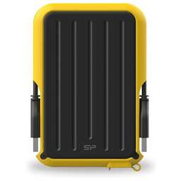 SILICON POWER Внешний диск HDD Armor A66 SP020TBPHD66SS3Y, 2ТБ, желтый