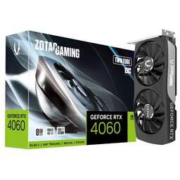 ZOTAC Видеокарта NVIDIA GeForce RTX 4060 RTX 4060 TWIN EDGE 8ГБ GDDR6, Ret [zt-d40600e-10m]