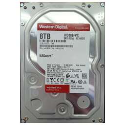 WESTERN DIGITAL Жесткий диск SATA 8TB 6GB/S 256MB RED PLUS WD80EFPX WDC