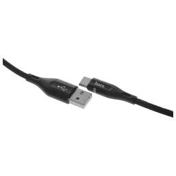 HOCO Кабель U93 Shadow Type-C USB (m)-USB Type-C (m) 1.2м черный коробка