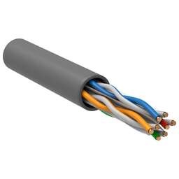 ITK Кабель информационный LC1-C604-121 кат.6 UTP 4 пары 23AWG LSZH внутренний 305м серый