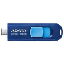 A-DATA Флешка USB (Type-C) UC300 128ГБ, USB3.2, синий и голубой [acho-uc300-128g-rnb/bu]