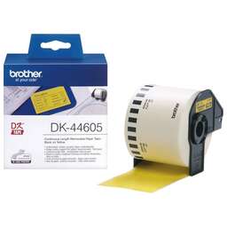 BROTHER Картридж ленточный DK44605 черный на желтом 62x30.48 для QL-5X0, QL-7X00, QL-8X0, QL-10X0, QL-1X10