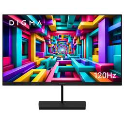 DIGMA 23.8" Монитор Progress 24P601F, 1920x1080, IPS, 120Гц, 1хHDMI, 1хDP, черный