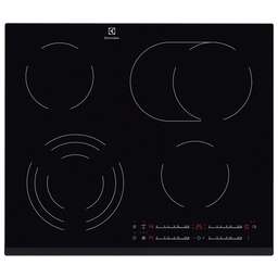 ELECTROLUX Электрическая варочная поверхность EHF6547FXK, конфорок: 4 шт., стеклокерамика, независимая, черный