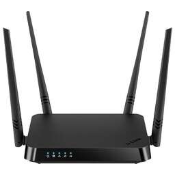 D-LINK Wi-Fi роутер DIR-825/GFRU/R3A, AC1200, черный