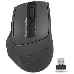 A4TECH Мышь Fstyler FG30S серый/синий оптическая (2000dpi) silent беспроводная USB (5but)