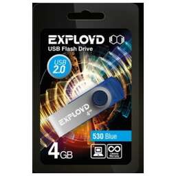 EXPLOYD 4GB 530 синий [EX004GB530-Bl]